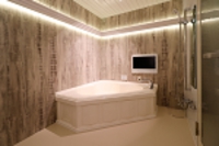 210号室 浴室からの眺望